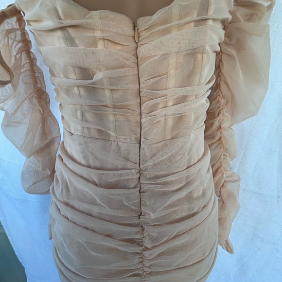 Oh Polly Blush Long Sleeve Dress - Picture 4 of 12